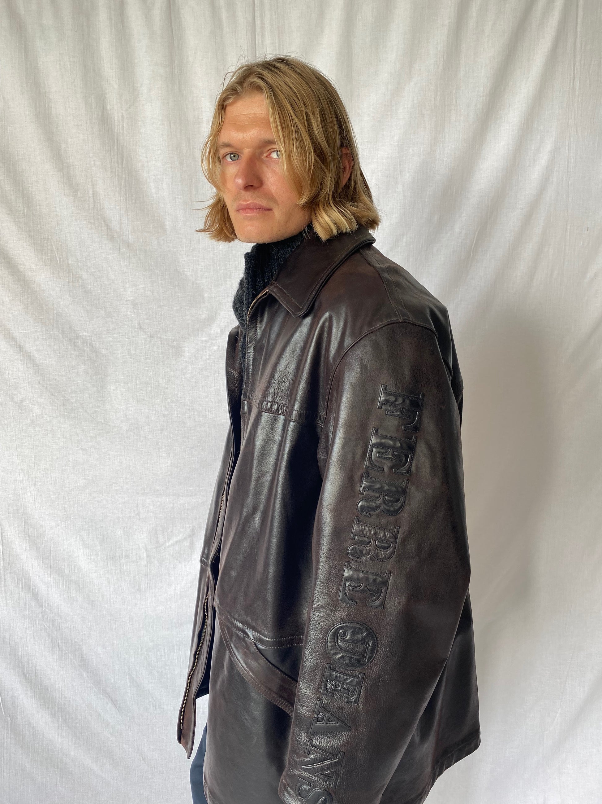 Gianfranco Ferré Leather Jacket – Bimbo Vintage